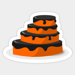 Tiger Cake Sticker